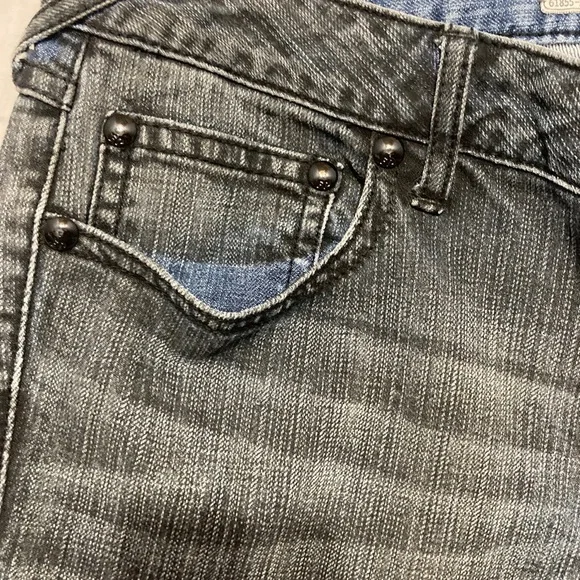 Free People Jeans Womens Size 30 black Wash Pants - Picture 4 of 4